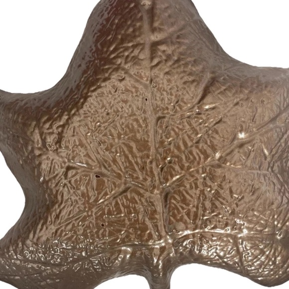 Fall Maple Leaf Pattern Glass Dish Set of 4 - Picture 5 of 6